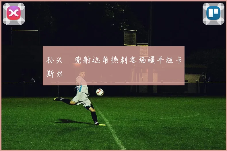 孙兴慜兜射远角热刺客场逼平纽卡斯尔
